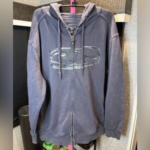 Honolua Honda  Men's blue/Gray Hoodie Sweater size Medium